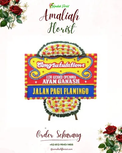 Bunga Papan Congratulation di Rumah Duka Hbt Pekanbaru